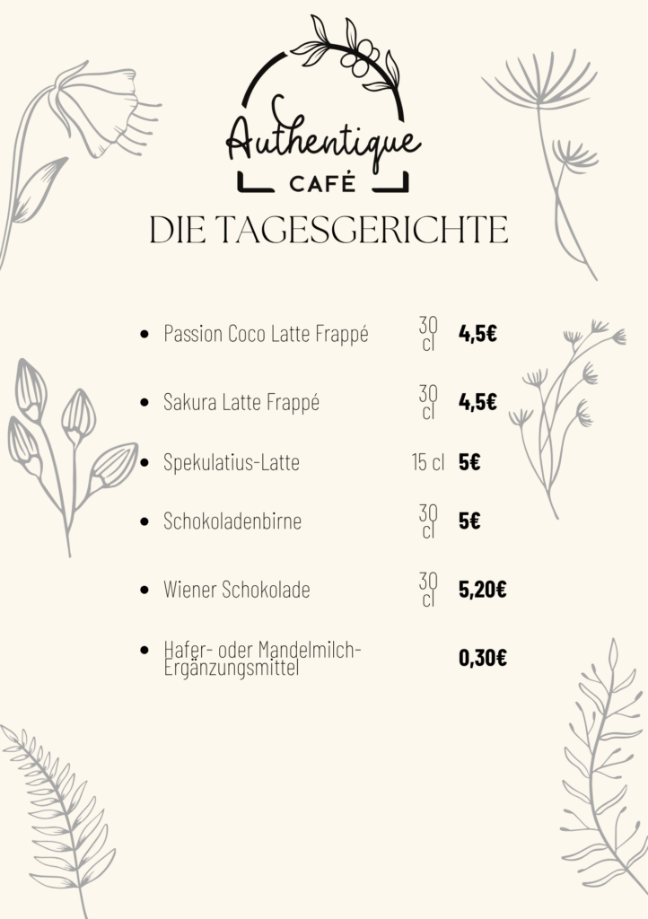authentique café ephémère de