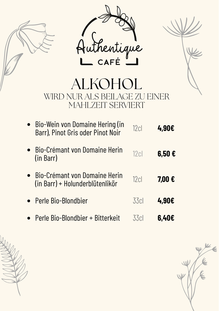 jus et alcool de